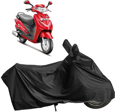 DIGGU Two Wheeler Cover for Hero(Duet VX 110CC BS6, Black)