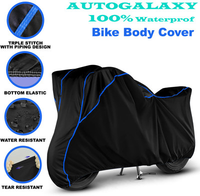AutoGalaxy Waterproof Two Wheeler Cover for Bajaj(Pulsar NS125 BS6, Green)