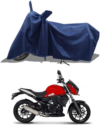 AASHTIK MART Two Wheeler Cover for Mahindra(MOJO XT 300, Blue)