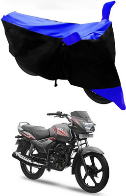 Furious3D Two Wheeler Cover for TVS(Star City Plus, Blue, Black)