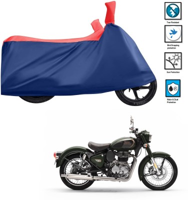 CODOKI Waterproof Two Wheeler Cover for Royal Enfield(Standard 350, Red)