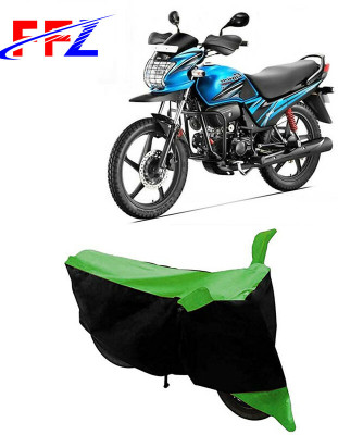 FFZ Two Wheeler Cover for Hero(Passion Pro TR, Black, Green)