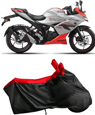 BbcMart Waterproof Two Wheeler Cover for Suzuki(Gixxer SF 250, Red)