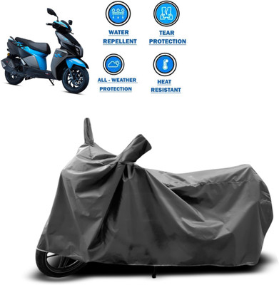 DeepShakshi AUTOMOTIVE Two Wheeler Cover for TVS(Ntorq 125, Grey)