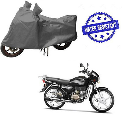 DeepShakshi AUTOMOTIVE Waterproof Two Wheeler Cover for Hero(Splendor Plus, Grey)
