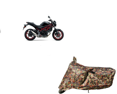 Anlopeproducts Waterproof Two Wheeler Cover for Suzuki(SV 650, Red)