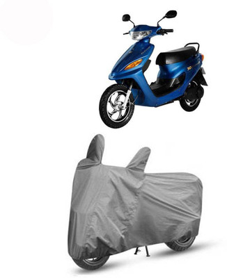 DeepShakshi AUTOMOTIVE Waterproof Two Wheeler Cover for Indus(Yo Electron, Grey)