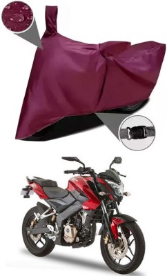 Mdstar Waterproof Two Wheeler Cover for Bajaj(Pulsar 180NS, Maroon)