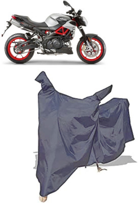 Amexride Two Wheeler Cover for Aprilia(Shiver 900, Grey)