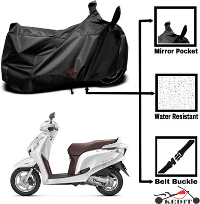 KEDIT Two Wheeler Cover for Universal For Bike(Aviator, Black)