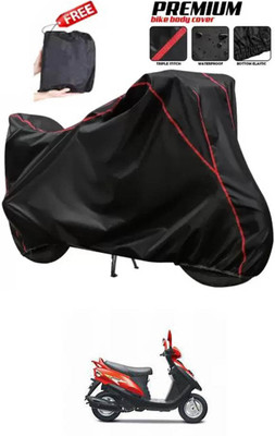 DeepShakshi AUTOMOTIVE Two Wheeler Cover for Mahindra(Flyte, Black)