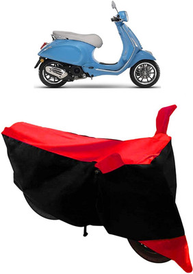 KEDIT Two Wheeler Cover for Piaggio(Vespa, Red)