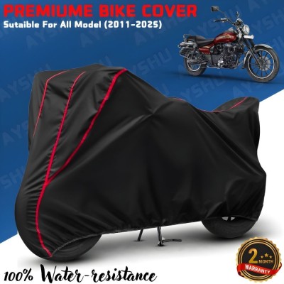 AYSHU Waterproof Two Wheeler Cover for Bajaj(Avenger 220 Cruise, Black, Red)