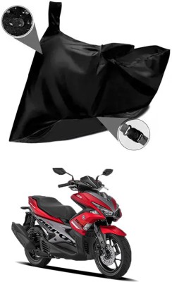 EGAL Waterproof Two Wheeler Cover for Yamaha(Aerox 155 Maxi, Black)