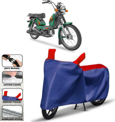 Mdstar Waterproof Two Wheeler Cover for TVS(XL 100, Red)