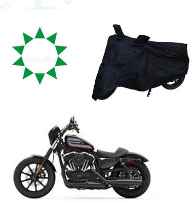 DeepShakshi AUTOMOTIVE Waterproof Two Wheeler Cover for Harley Davidson(XL 1200, Black)