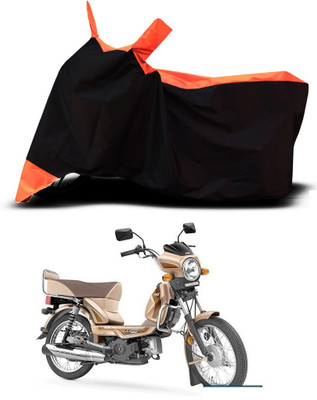 VESMEI Two Wheeler Cover for TVS(XL 100 Comfort BS6, Orange)