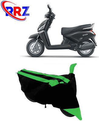 RRZ Waterproof Two Wheeler Cover for Mahindra(Gusto, Black, Green)