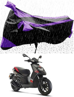 MMSSTAR Waterproof Two Wheeler Cover for Aprilia(Storm 125, Purple, Black)