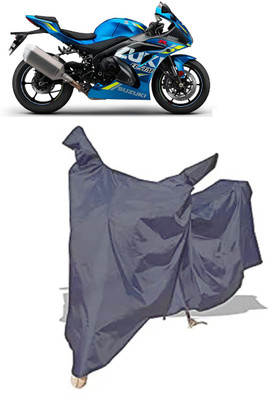 Amexride Two Wheeler Cover for Suzuki(GSX R1000, Grey)