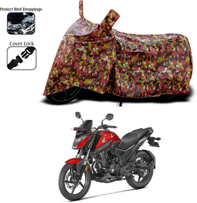 ANTHUB Waterproof Two Wheeler Cover for Honda(Red)
