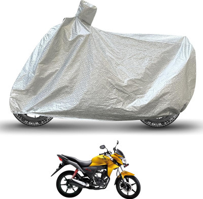 Caronix Waterproof Two Wheeler Cover for Honda(CB Twister, Silver)