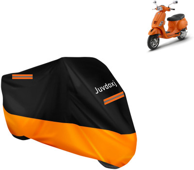 Juvdoxj Waterproof Two Wheeler Cover for Vespa(Vespa SXL, Orange)