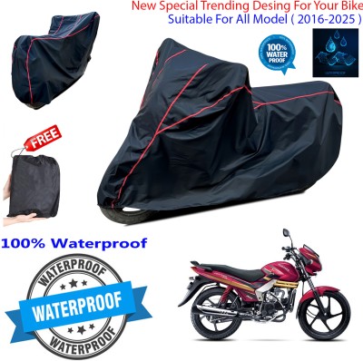 OliverX Waterproof Two Wheeler Cover for Mahindra(Centuro Rockstar, Black)