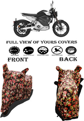 Amexride Two Wheeler Cover for Revolt(RV Cafe Racer BS6, Multicolor)