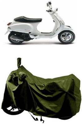 SUGASHRI Waterproof Two Wheeler Cover for Piaggio(Piaggio Vespa, Green)