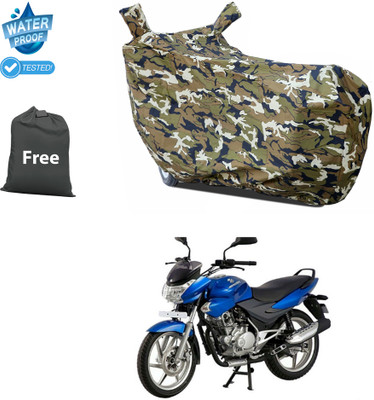 PAGORA Waterproof Two Wheeler Cover for Bajaj(Discover 135, Yellow)