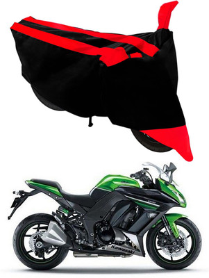 Furious3D Two Wheeler Cover for Kawasaki(Ninja 1000, Red, Black)