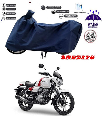 smwzxyu Waterproof Two Wheeler Cover for Bajaj(v15, Blue)