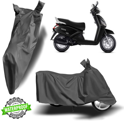 Autoinnovation Waterproof Two Wheeler Cover for Mahindra(Gusto 125, Grey)