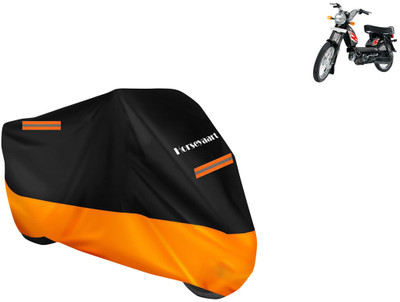 Horseyaart Waterproof Two Wheeler Cover for TVS(Heavy Duty Super XL, Orange)