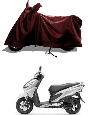GROFATIK Two Wheeler Cover for Honda(Grazia, Maroon)