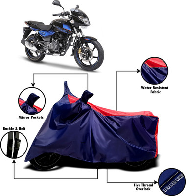 XOCAVO Two Wheeler Cover for Bajaj(Pulsar 150 DTS-i, Red, Blue)
