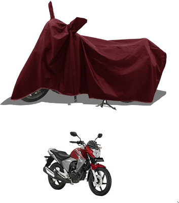 AESTRYD Two Wheeler Cover for Honda(Dazzler, Maroon)