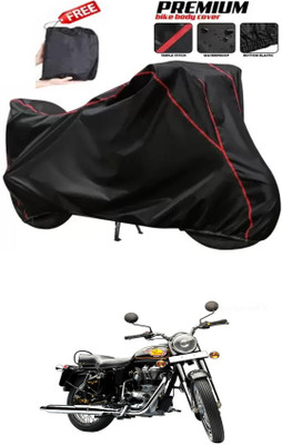 DeepShakshi AUTOMOTIVE Two Wheeler Cover for Royal Enfield(Bullet 350 Twinspark, Black)