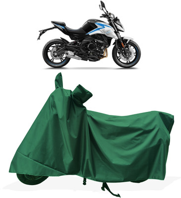 Tricway Two Wheeler Cover for CFMoto(400NK BS6, Green)