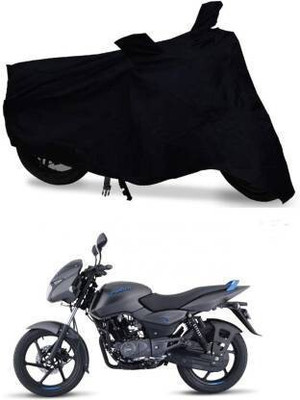 Mdstar Waterproof Two Wheeler Cover for UM, Honda, TVS, Yamaha, Hero Electric, Universal For Bike(Pulsar 150, Black)
