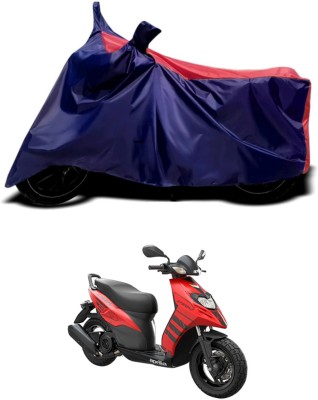 RAQTRO Waterproof Two Wheeler Cover for Aprilia(Storm 125, Red, Blue)