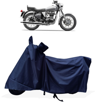 Tricway Two Wheeler Cover for Royal Enfield(Electra 5S, Blue)