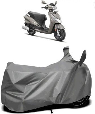 Tritika Waterproof Two Wheeler Cover for Hero(Destini 125, Grey)