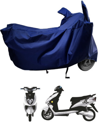 Amexride Two Wheeler Cover for Kinetic(Zing, Blue)