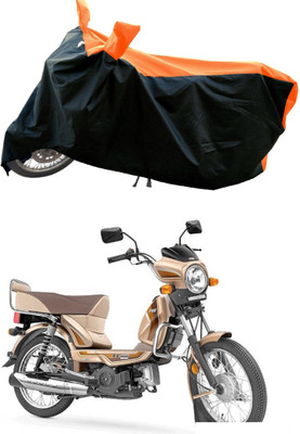 MWBB Waterproof Two Wheeler Cover for TVS(Heavy Duty BS6, Orange)