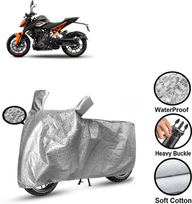 CODOKI Waterproof Two Wheeler Cover for KTM(250 Duke, Silver)
