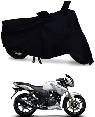 HYBRIDS COLLECTION Two Wheeler Cover for TVS(Apache RTR 180, Black)