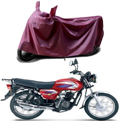 THE REAL ARV Waterproof Two Wheeler Cover for TVS(Max, Maroon)