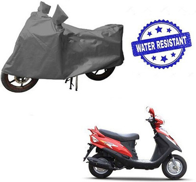MMSSTAR Waterproof Two Wheeler Cover for Mahindra(Flyte, Grey)